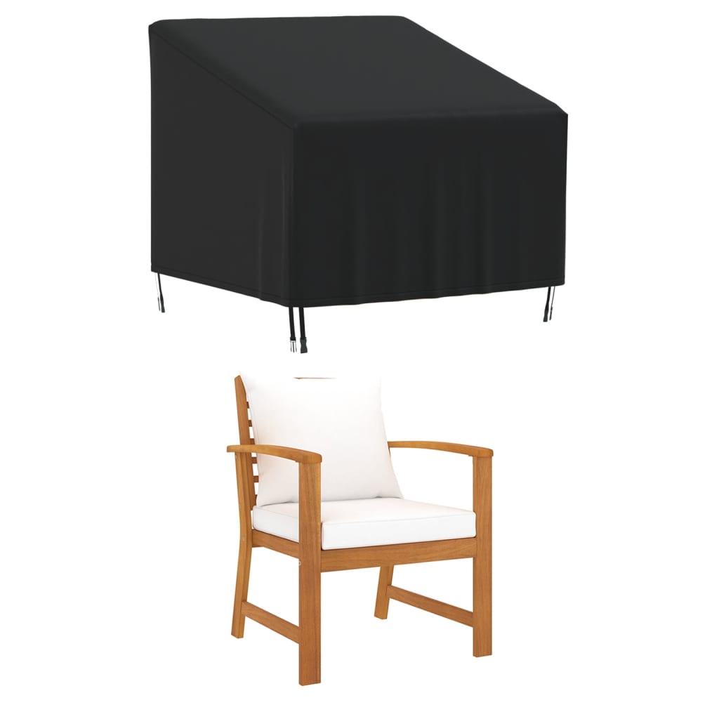 Garden Chair Cover Black 90x90x50/75 cm 420D Oxford