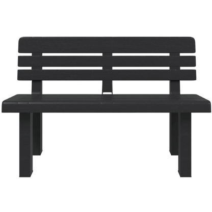 Garden Bench Anthracite 110x52x71 cm Polypropylene