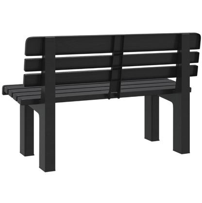 Garden Bench Anthracite 110x52x71 cm Polypropylene